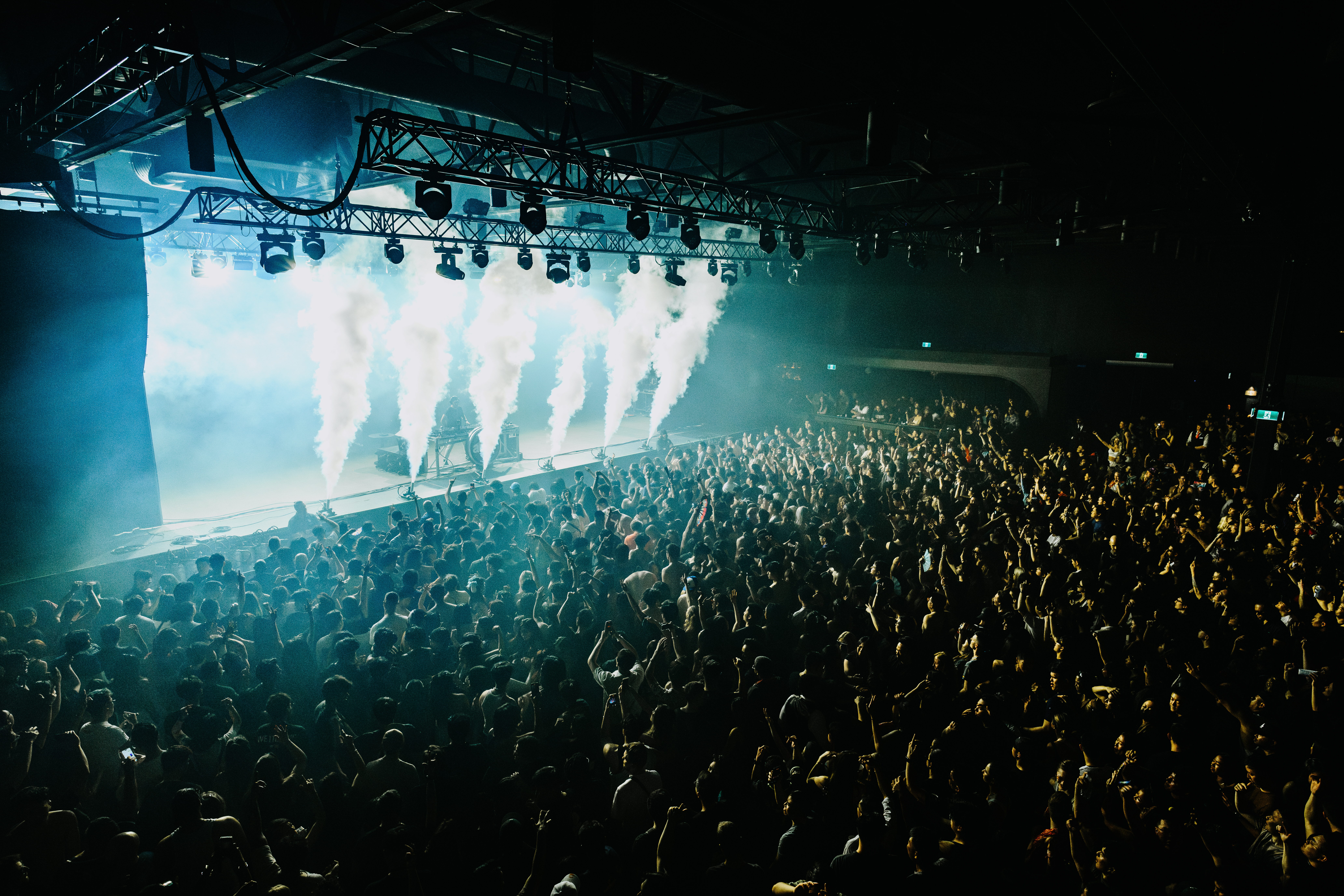 Live performers on stage